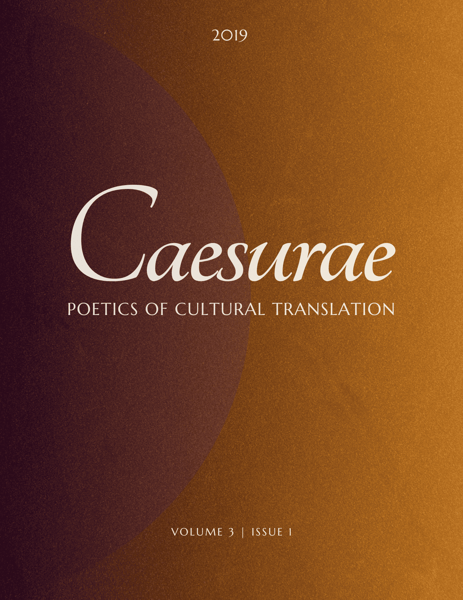 Cover of Volume 3, Number 1